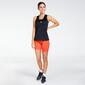 Nike Go - Arancione - Leggings Running Corti Donna 
