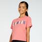 T-shirt Champion - Rosa - T-shirt Rapariga 
