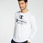Camiseta Champion - Blanco - Camiseta Manga Larga Hombre Camiseta Champion - Blanco - Camiseta Manga Larga Hombre