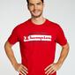 Camiseta Champion - Rojo - Camiseta Hombre Camiseta Champion - Rojo - Camiseta Hombre