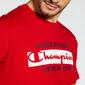 Camiseta Champion - Rojo - Camiseta Hombre Camiseta Champion - Rojo - Camiseta Hombre