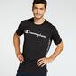 Camiseta Champion - Negro - Camiseta Hombre Camiseta Champion - Negro - Camiseta Hombre