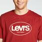 Camiseta Levi's - Rojo - Camiseta Hombre 