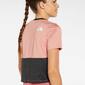 The North Face Ma Ss - Rosa - T-shirt Montanha Mulher 