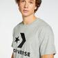 T-shirt Converse - Cinza - T-shirt Homem 