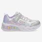 Skechers Sweetheart - Argent - Chaussures de course fille Skechers Sweetheart - Argent - Chaussures de course fille