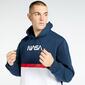 Felpa NASA - Blu Navy - Felpa Cappuccio Uomo Felpa NASA - Blu Navy - Felpa Cappuccio Uomo