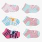 Meias Looney Tunes - Rosa - Meias Pack 6 Menina Meias Looney Tunes - Rosa - Meias Pack 6 Menina