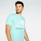 New Balance Athletic - Turquesa - Camiseta Hombre 