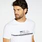 Camiseta Montaña Fila - Blanco - Camiseta Hombre Camiseta Montaña Fila - Blanco - Camiseta Hombre