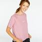 Silver Pro Active - Rosa - T-shirt Crop Mulher 