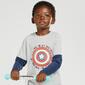 Camiseta Capitán América - Gris - Camiseta Niño Marvel Camiseta Capitán América - Gris - Camiseta Niño Marvel