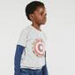 Camiseta Capitán América - Gris - Camiseta Niño Marvel Camiseta Capitán América - Gris - Camiseta Niño Marvel