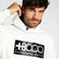 +8000 Naval - Blanco - Sudadera Capucha Hombre +8000 Naval - Blanco - Sudadera Capucha Hombre