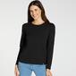 Up Basic - Negro - Camiseta Manga Larga Mujer Up Basic - Negro - Camiseta Manga Larga Mujer