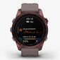 Garmin Fenix 7S Zafiro Solar - Castanho - Smartwatch Running 