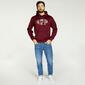 Silver San Mateu - Granate - Sudadera Capucha Hombre Silver San Mateu - Granate - Sudadera Capucha Hombre