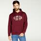 Silver San Mateu - Granate - Sudadera Capucha Hombre Silver San Mateu - Granate - Sudadera Capucha Hombre