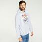 Silver San Mateu - Blanco - Sudadera Capucha Hombre Silver San Mateu - Blanco - Sudadera Capucha Hombre