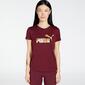 Puma Essentials Metallic - Morado - Camiseta Mujer Puma Essentials Metallic - Morado - Camiseta Mujer