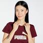 Puma Essentials Metallic - Morado - Camiseta Mujer 