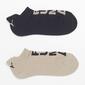 Puma Logo - Caqui - Meias Pack 2 - Homem Puma Logo - Caqui - Meias Pack 2 - Homem
