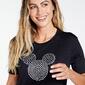 Camiseta Mickey - Negro - Camiseta Mujer Disney Camiseta Mickey - Negro - Camiseta Mujer Disney