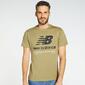 New Balance Frame - Kaki - Camiseta Hombre New Balance Frame - Kaki - Camiseta Hombre