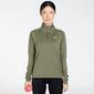 Nike Dri-FIT Pacer - Kaki - Felpa Running Donna Nike Dri-FIT Pacer - Kaki - Felpa Running Donna