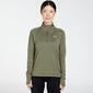 Nike Dri-FIT Pacer - Kaki - Felpa Running Donna Nike Dri-FIT Pacer - Kaki - Felpa Running Donna