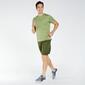 Camiseta Running Nike - Kaki - Camiseta Hombre Camiseta Running Nike - Kaki - Camiseta Hombre