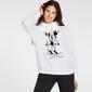 Sudadera Mickey - Blanco - Sudadera Mujer Disney Sudadera Mickey - Blanco - Sudadera Mujer Disney