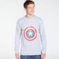 Pijama Capitán América - Gris - PIjama Hombre Marvel 
