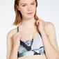 Reebok Lux Strappy - Nero - Reggiseno Sportivo Reebok Lux Strappy - Nero - Reggiseno Sportivo