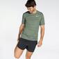 Nike Dri-FIT Miler - Kaki - Camiseta Running Hombre 