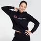 Champion Linear - Negro - Sudadera Capucha Mujer Champion Linear - Negro - Sudadera Capucha Mujer