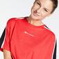 Champion Heritage - Rosso - T-shirt Donna 