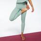 adidas Studio - Verde - Mallas Yoga Mujer 