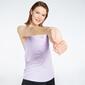 Reebok Wor - Malva - Camiseta Fitness Mujer 