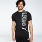 Camiseta Puma - Negro - Camiseta Hombre 