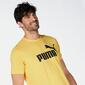 Camiseta Puma - Amarillo - Camiseta Hombre 