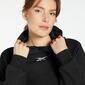 Reebok Small - Nero - Felpa Cappuccio Donna Reebok Small - Nero - Felpa Cappuccio Donna