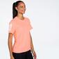 adidas On The Run - Rosa - Camiseta Running Mujer 
