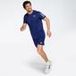 adidas On The Run - Azul - Camiseta Running Hombre adidas On The Run - Azul - Camiseta Running Hombre