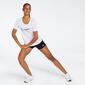 Nike Swosh - Blanco - Camiseta Running Mujer 