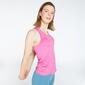 Nike One - Fucsia - Camiseta Fitness Mujer 