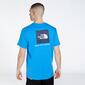 The North Face Red - Azul - Camiseta Hombre 