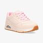Skechers Uno - Rose - Baskets fille Skechers Uno - Rose - Baskets fille