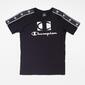 Camiseta Champion - Negro - Camiseta Niño Camiseta Champion - Negro - Camiseta Niño