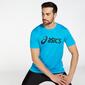 Asics Core - Azul - Camiseta Running Hombre 